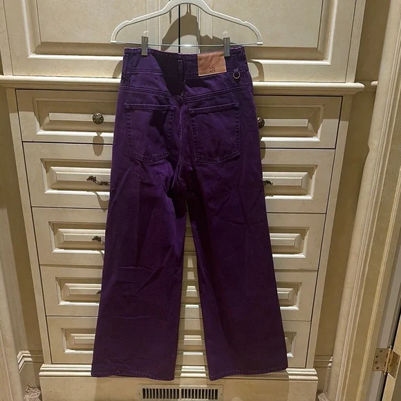 Gently Worn Purple Ulla Johnson Jwans 28 - Picture 4 of 5